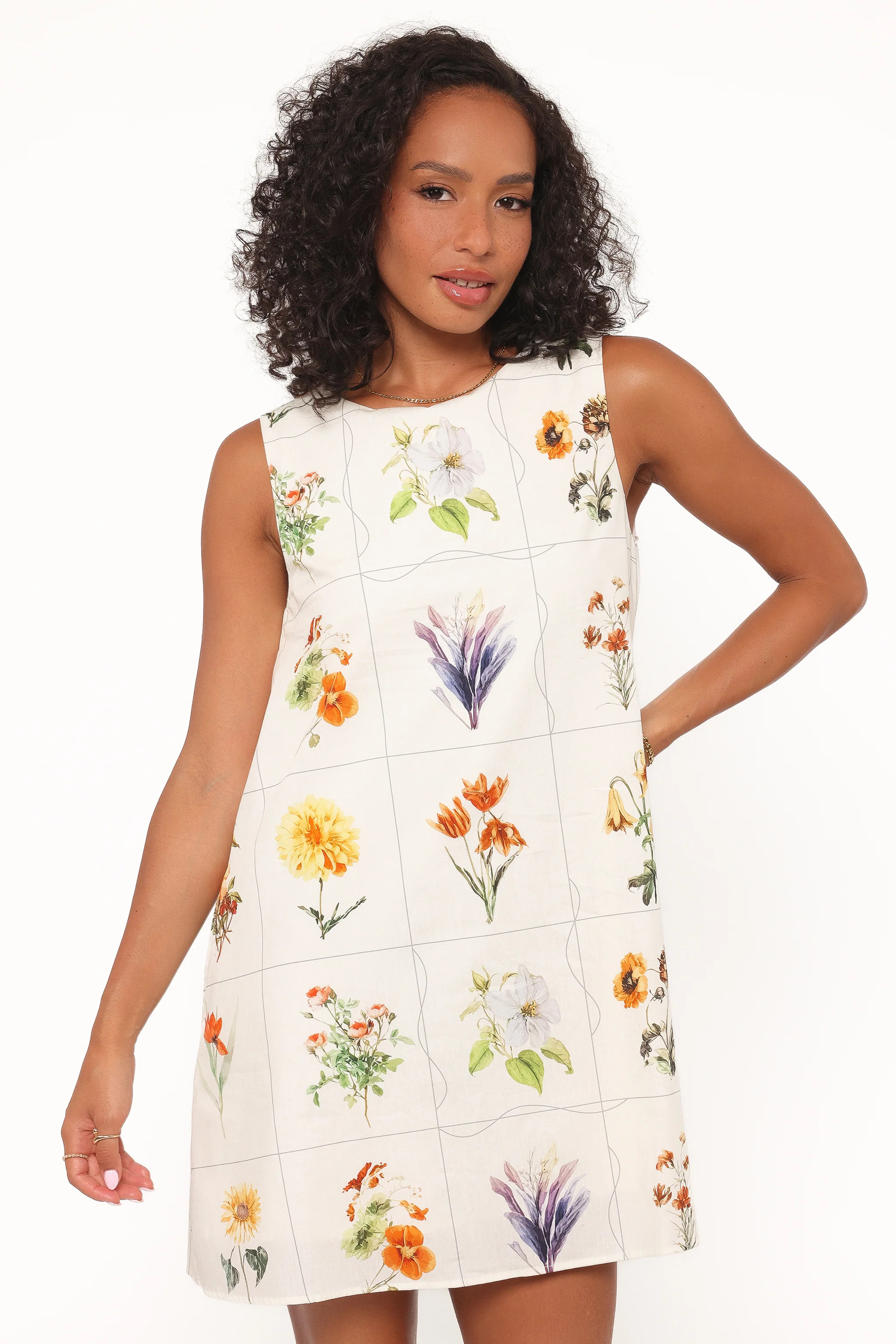Elordi Mini Dress - Multi Flowers | Petal & Pup (US)
