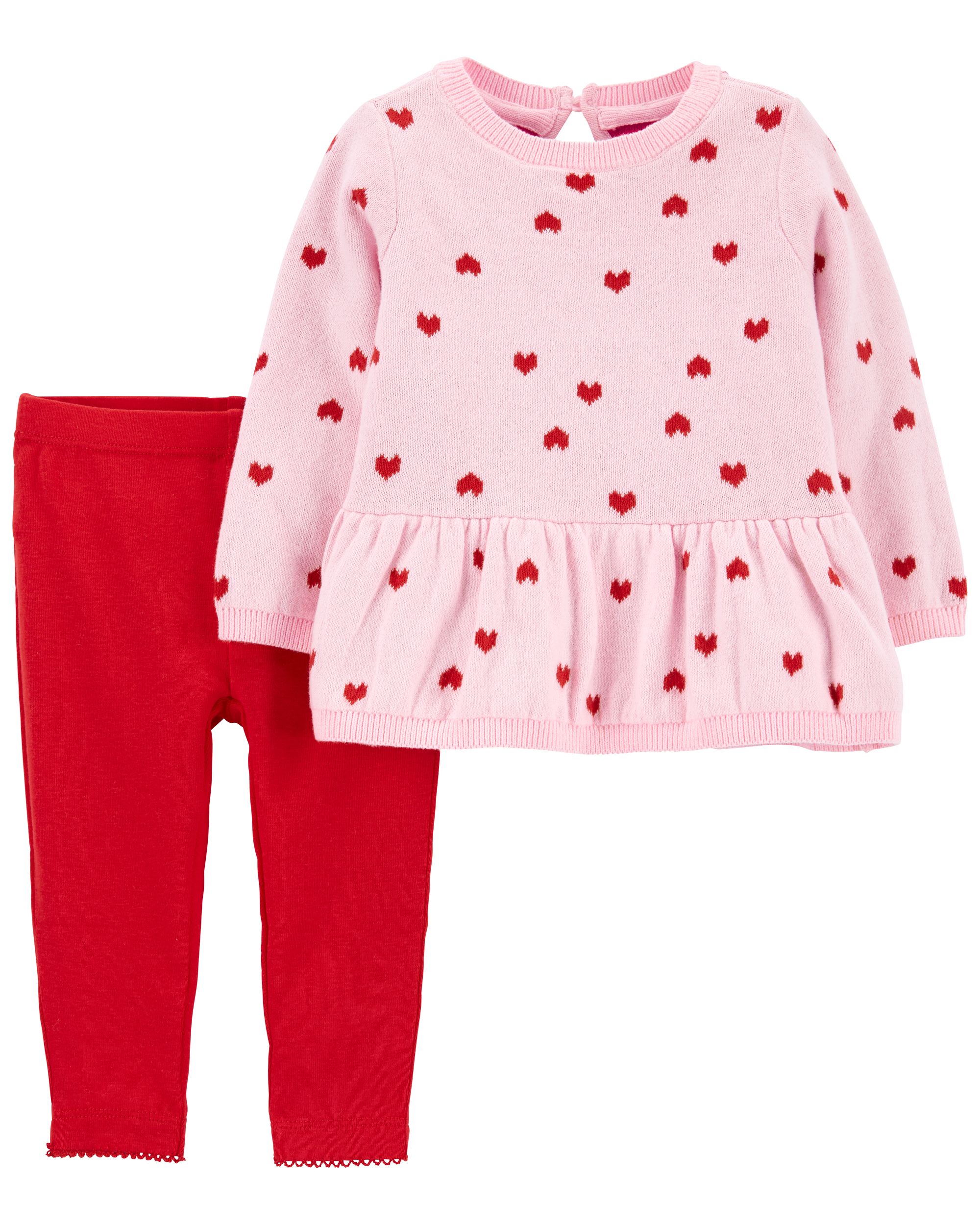 2-Piece Heart Sweater & Pant Set | Carter's