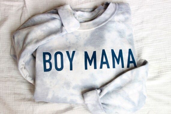 Tie Dye Mama Sweatshirt Tie Dye Boy Mama Sweatshirt Boy Mama | Etsy | Etsy (US)