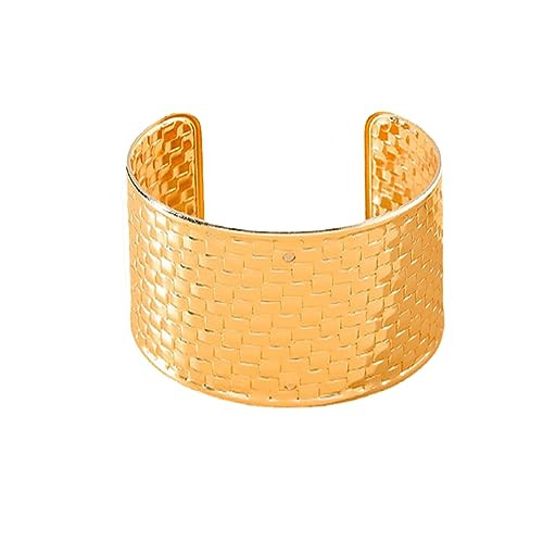 CSIYANJRY99 Gold Cuff Bangle Bracelets for Women Trendy Wide Wire Chunky Cuff Bracelets Hammered Irregular Wrist Cuff Wrap Bracelet (Watchband) | Amazon (US)