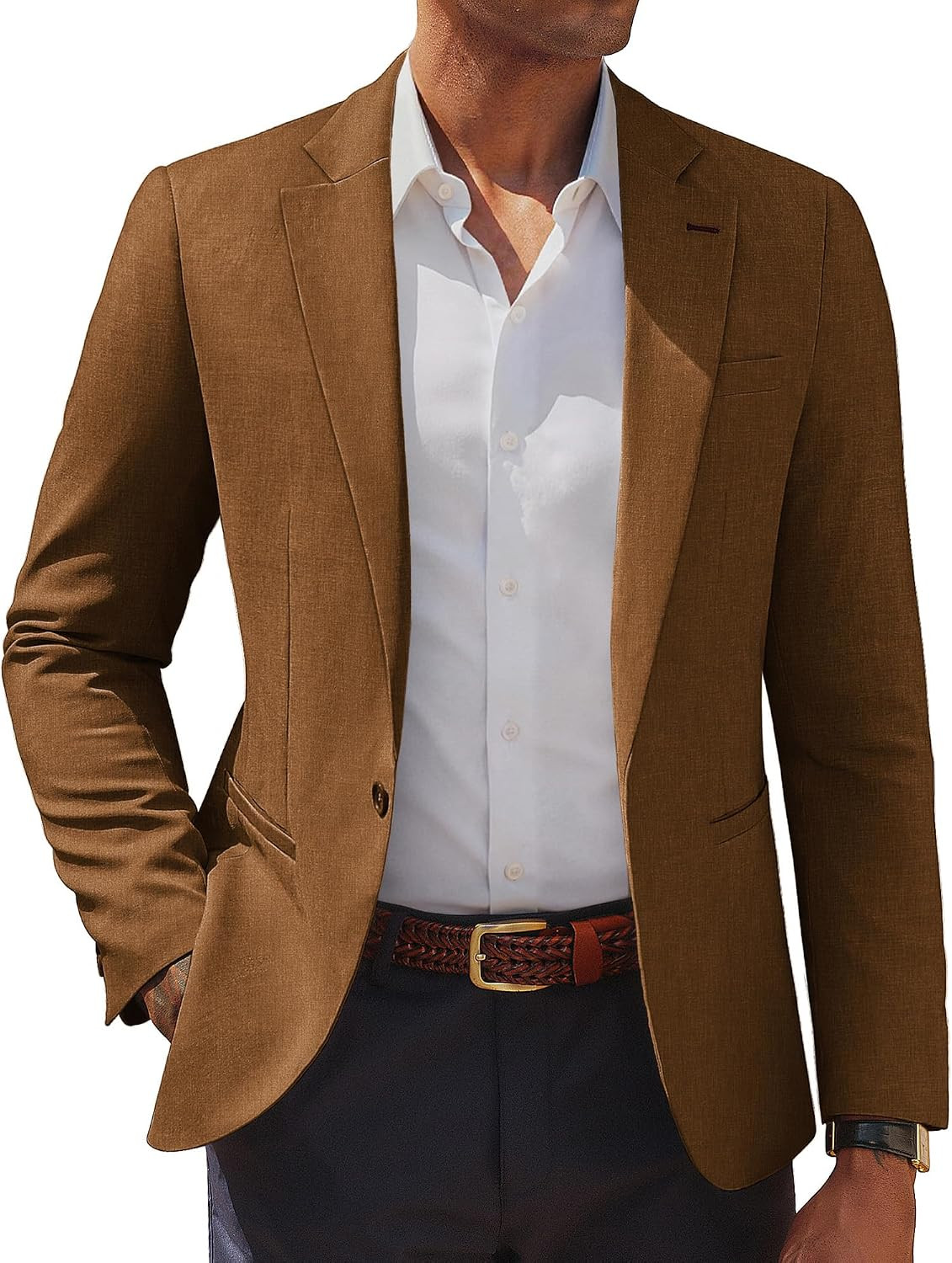 PJ PAUL JONES Men's Casual Blazer Lightweight Sport Coats Slim Suit Jacket | Amazon (US)