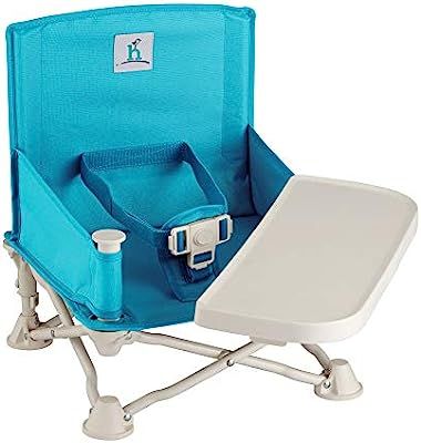 hiccapop Omniboost Travel Booster Seat with Tray for Baby | Folding Portable High Chair for Eatin... | Amazon (US)