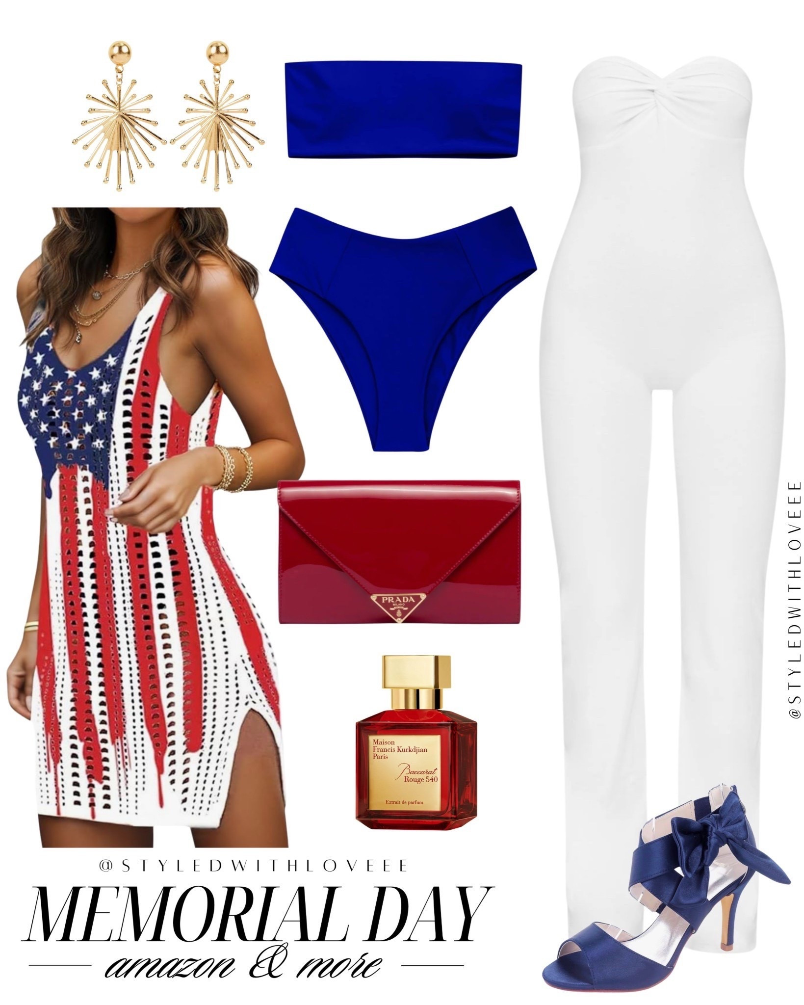 Get ready for Memorial Day weekend with these stylish essentials! From a breezy crochet cover-up for the beach to a vibrant blue bandeau bikini for sun-filled days, and a chic white jumpsuit for evening elegance—this style board has you covered. Shop now to create the perfect holiday look!



#LTKootd #LTKSeasonal #LTKgrwm