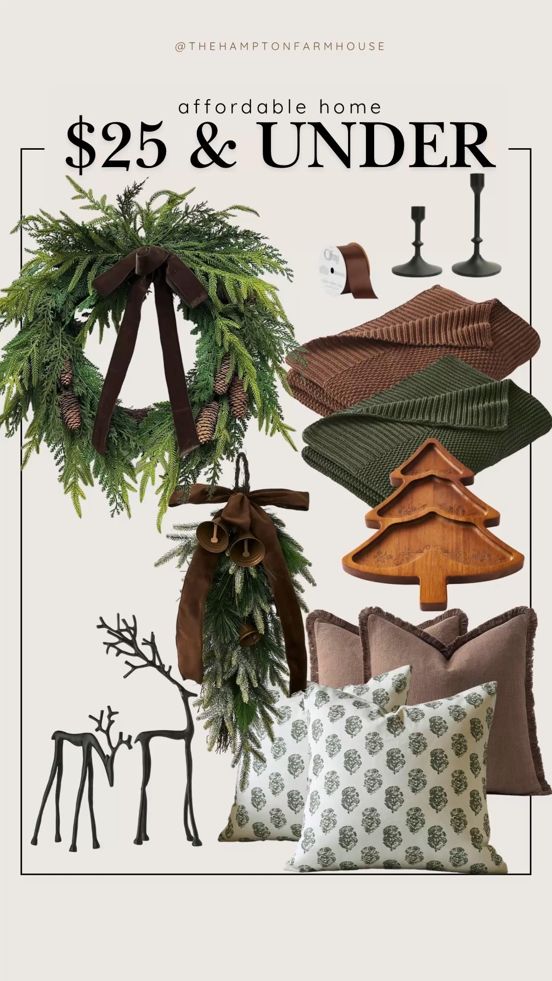 2025 affordable holiday decor favorites. Neutral Christmass

#LTKHome #LTKFindsUnder50 #LTKSeasonal
