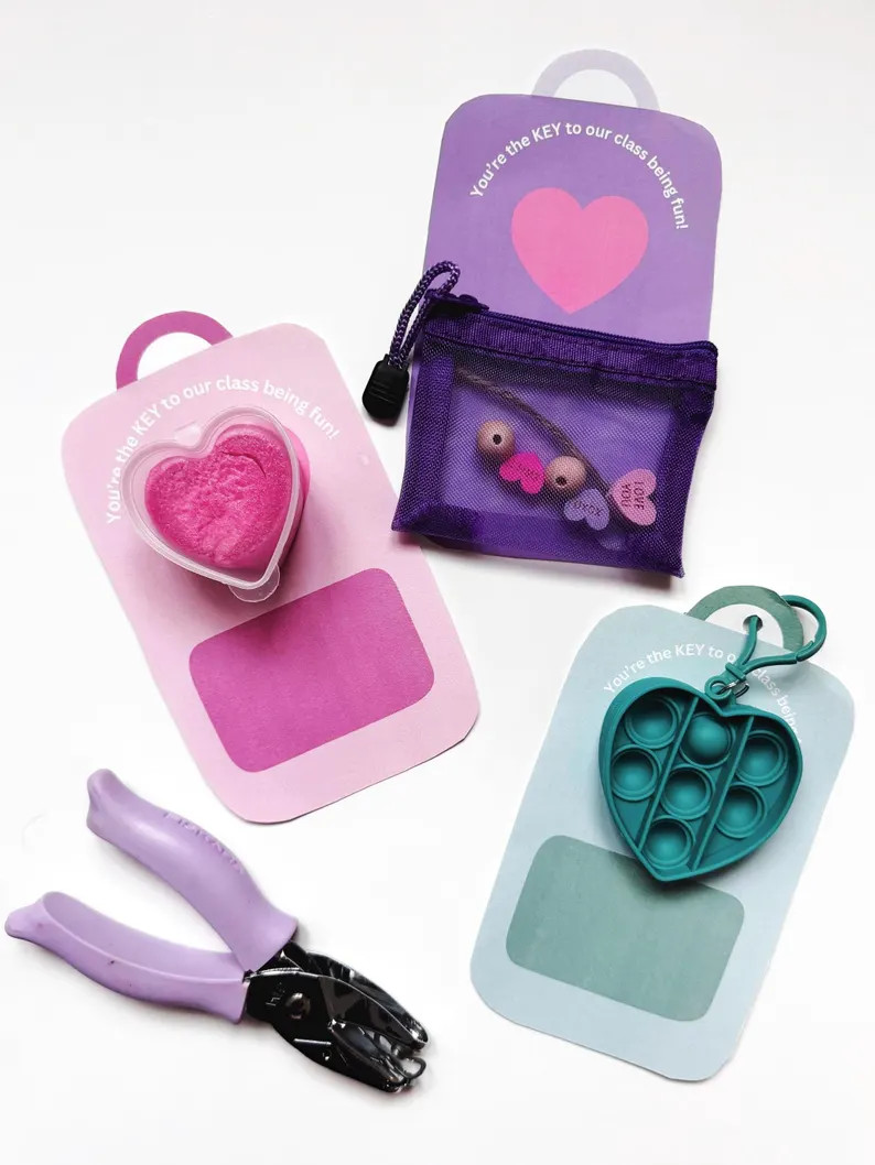 Instant Download Printable Class Valentine Backpack cut-out Design by STEPH mama.jots DIY Valenti... | Etsy (US)