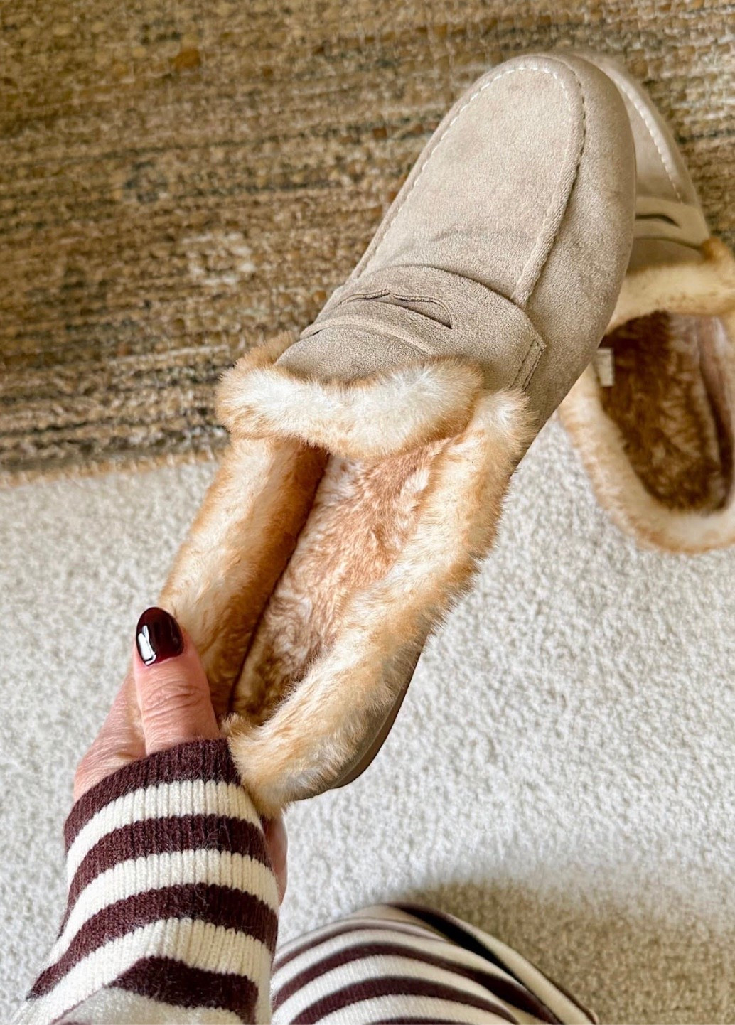 The cutest little mule slippers!
These look so high-end but they’re from Walmart! I love the cozy style and how cute they are for around the house or running a quick errand. Such a good fall find!

#LTKOver40 #LTKBeauty #LTKmomlife
