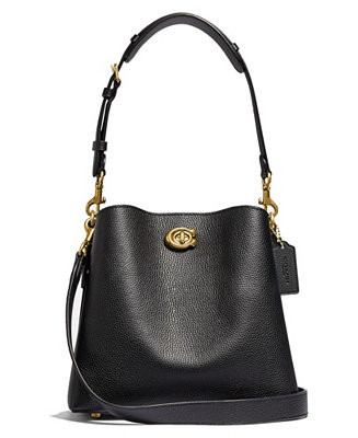 Willow Leather Bucket Bag | Macy's