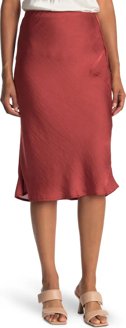 Solid Pull-On Satin Skirt | Nordstrom Rack