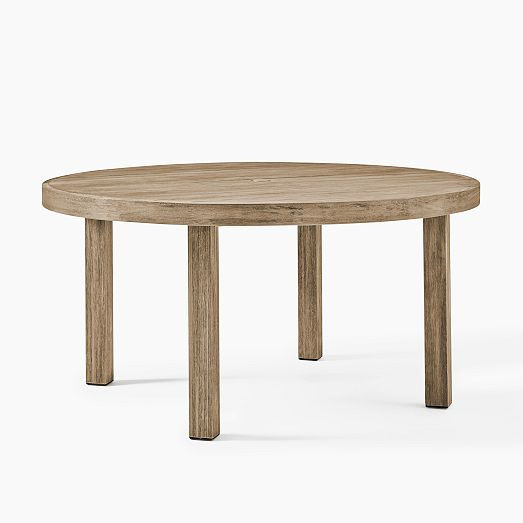 Portside Outdoor Round Dining Table (48"–60") | West Elm (US)