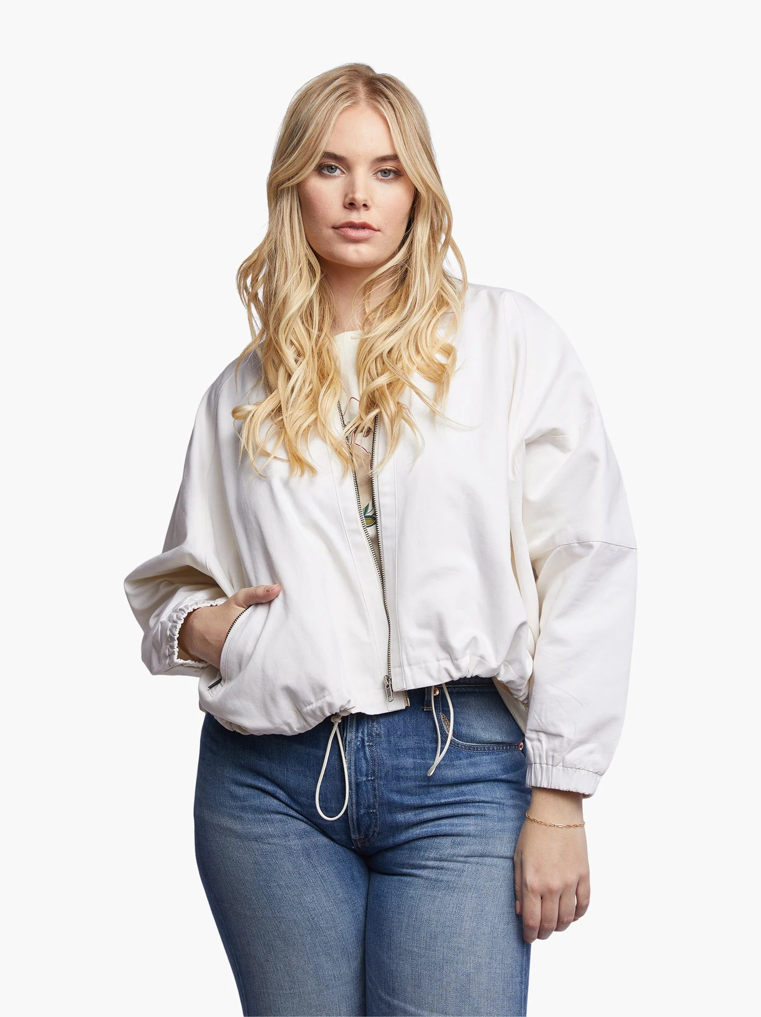 Bourke Crop Bomber Jacket | ABLE Clothing