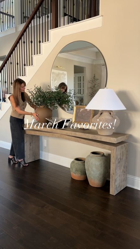 Your match favorites are in!! My tried and true entryway table is always at the top of the list along withy faux olive tree! My new rug that you loved so much I had to get it for myself!! My bedroom rug! My concrete bowl that’s a pottery barn look alike but a fraction of the cost, the gorgeous faux branches that are perfect for the season, and so many more!! Check them out here! 

#LTKVideo #LTKSeasonal #LTKhome