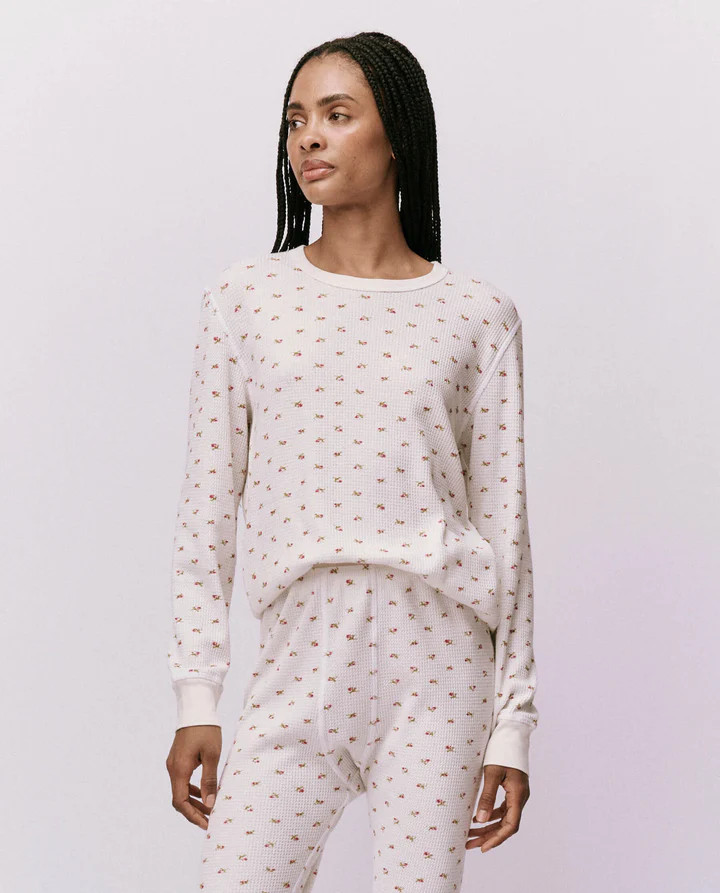 The Waffle Surplus Crew. -- White Mini Heirloom Rose | THE GREAT.