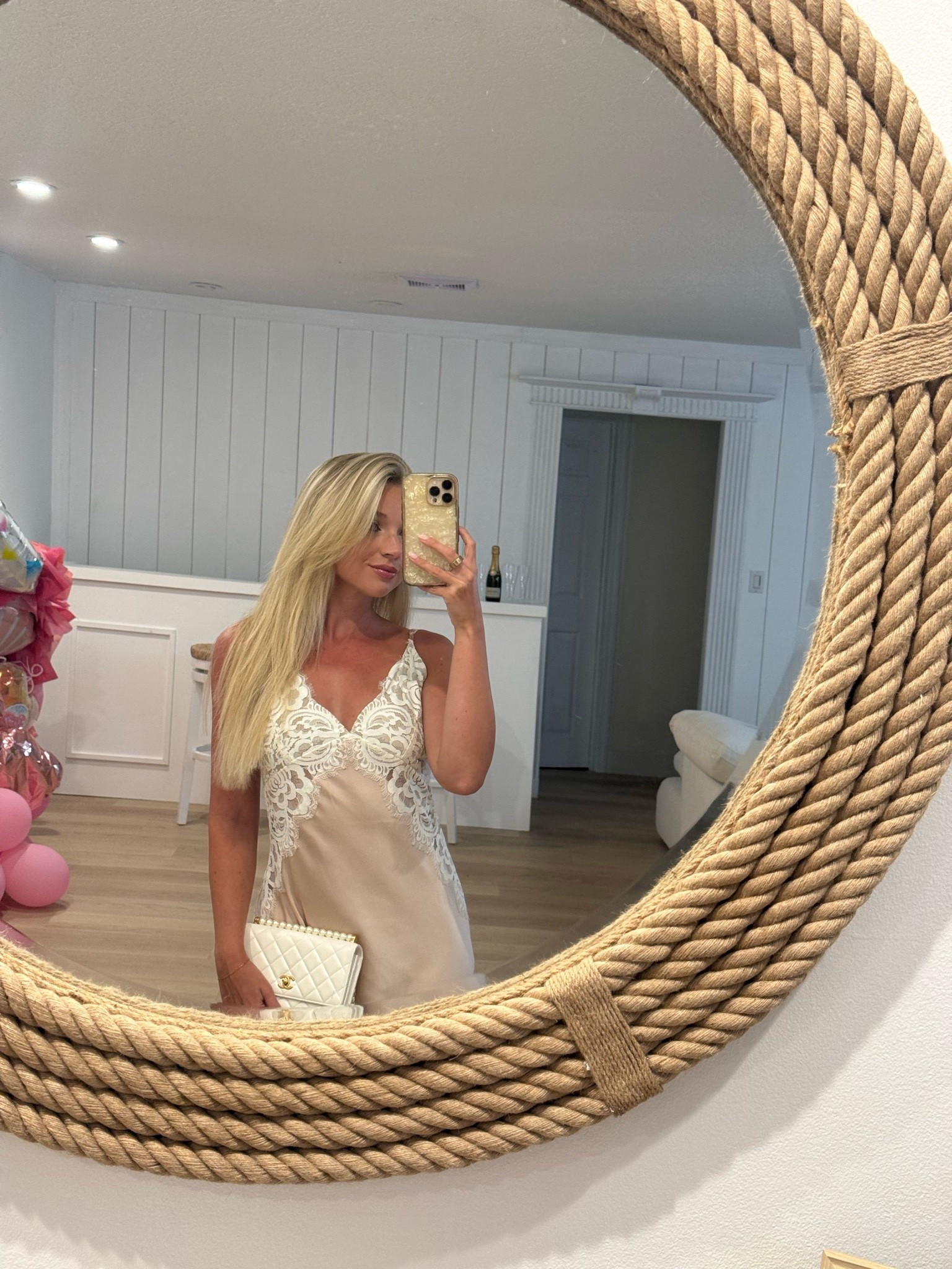 Date night in this gorgeous hombodii floor length slip

#LTKootd
