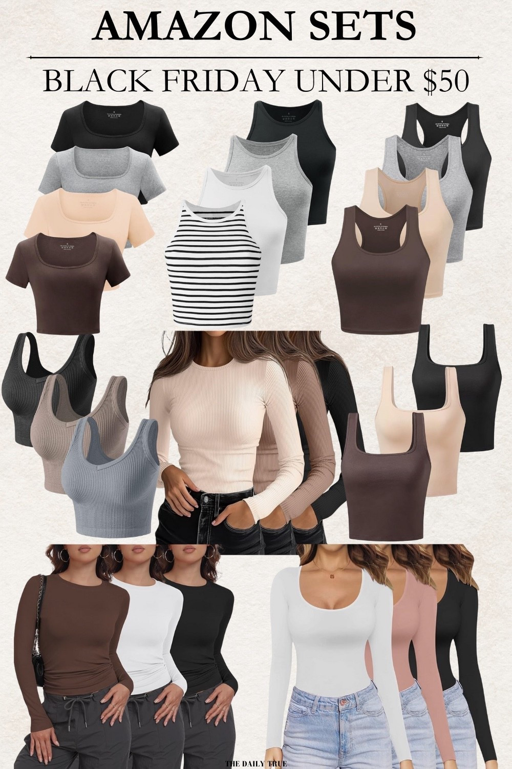 Amazon sets ON SALE for Black Friday under $50 🖤😍

Amazon, shirt sets, essentials, closet capsule, basics, tank tops, neutrals, scoop neck, crop top

#LTKFindsUnder100 #LTKFindsUnder50 #LTKCyberWeek