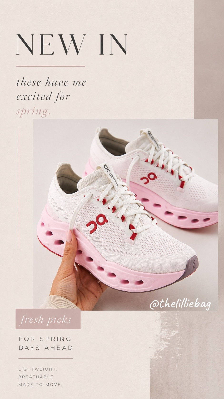 Love the colors! My go to shoes for working out! 🌸

#LTKActive #LTKMothersDay #LTKSeasonal