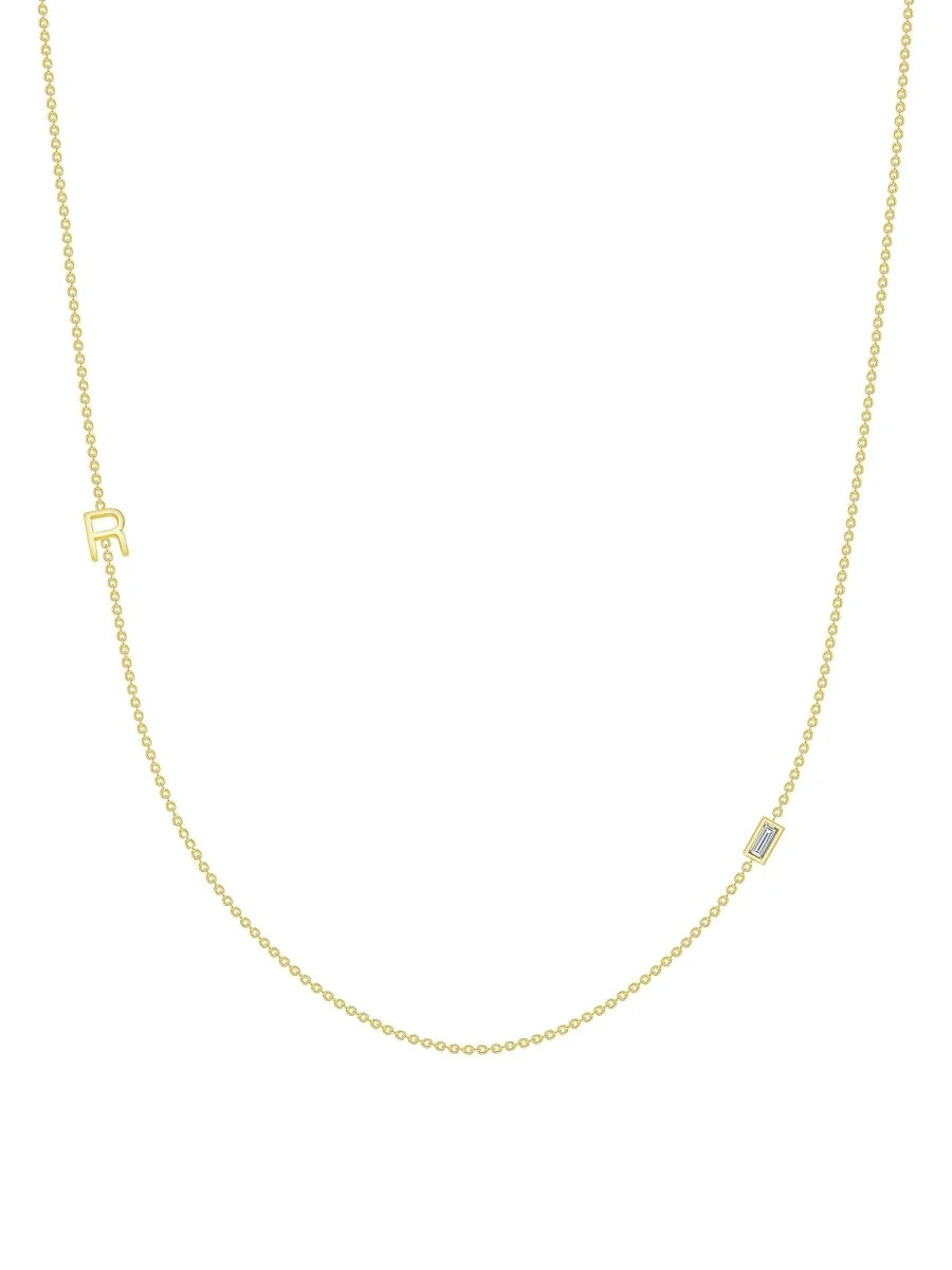 The Initial Necklace 14K - 1 Letter | leMel