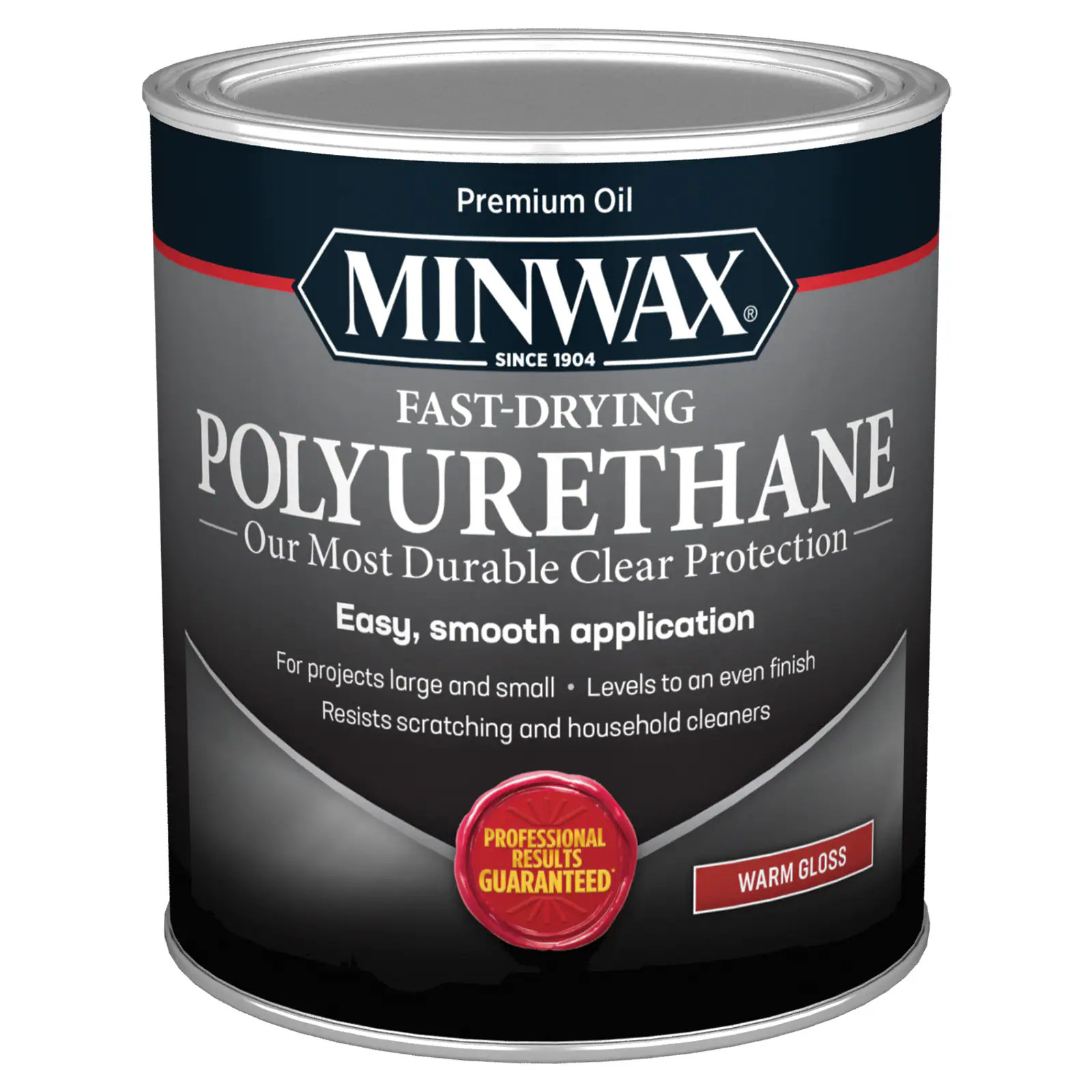 Minwax Fast-Drying Polyurethane Oil-based Clear Transparent Gloss Interior Stain ( 1-quart ) | 63000444 | Lowe's