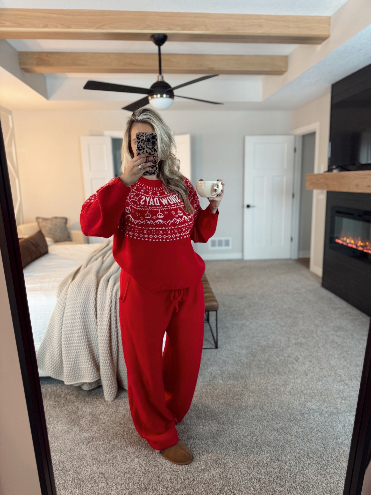 Perfect timing picking up this Target  lounge set last week! 🌨️❄️ This sweater is on sale for Cyber Monday and has family matching options! I’m eyeing the cream one next 👀 

#LTKgrwm #LTKHoliday #LTKdayinmylife #LTKHome

#LTKSaleAlert #LTKGiftGuide #LTKCyberWeek