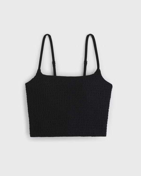 YPB studioFLEX Smocked Tank | Abercrombie & Fitch (US)