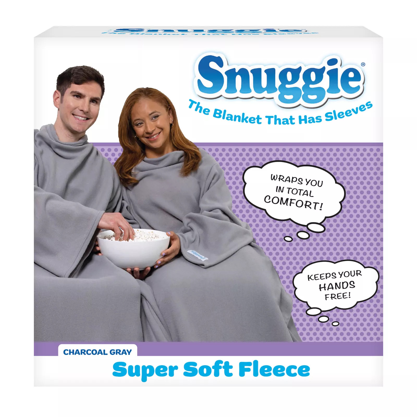 Fleece Snuggie, Gray | Kohl's
