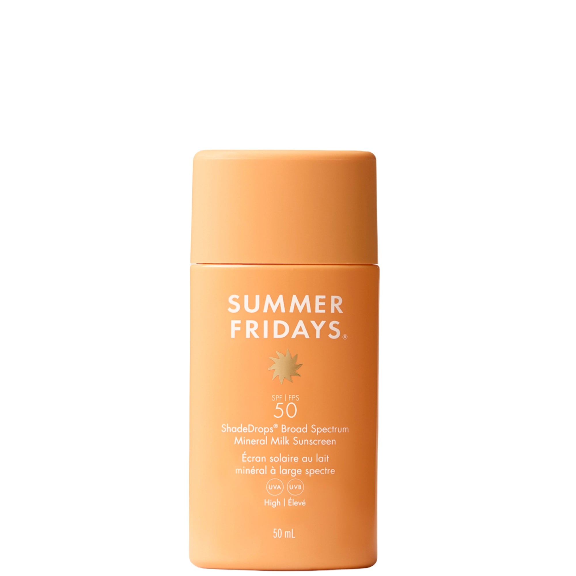 Summer Fridays ShadeDrops Broad Spectrum SPF 50 Mineral Milk Sunscreen | Cult Beauty