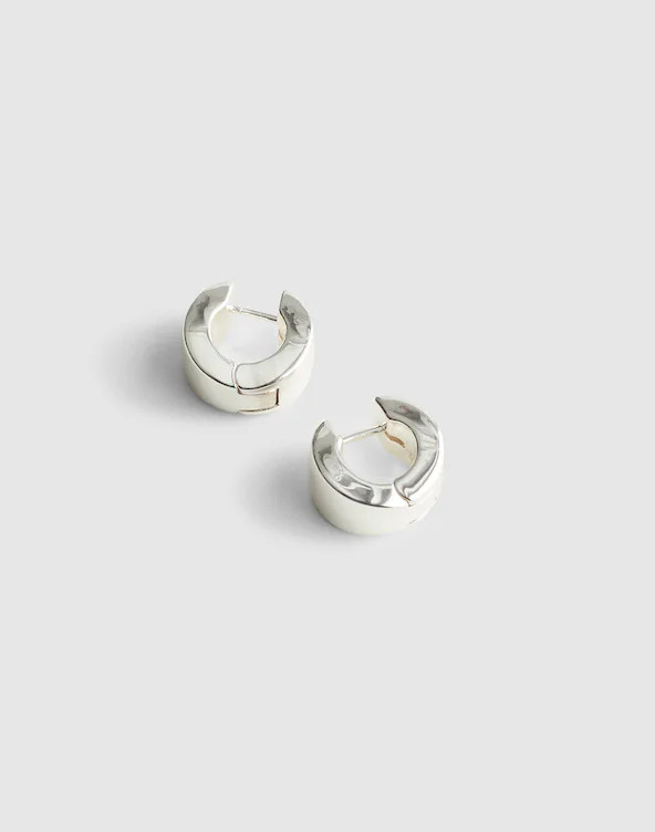 Chunky Huggie Hoop Earrings | Madewell