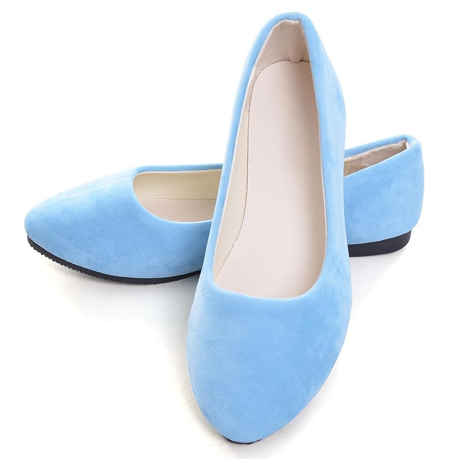 Dear Time Women Block Heel PU Pointed Toe Pumps Shoes | Amazon (US)