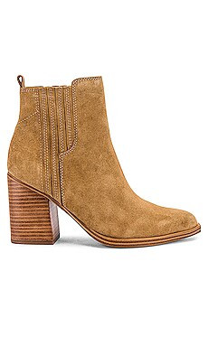 Steve Madden Karley Bootie in Tan Suede from Revolve.com | Revolve Clothing (Global)