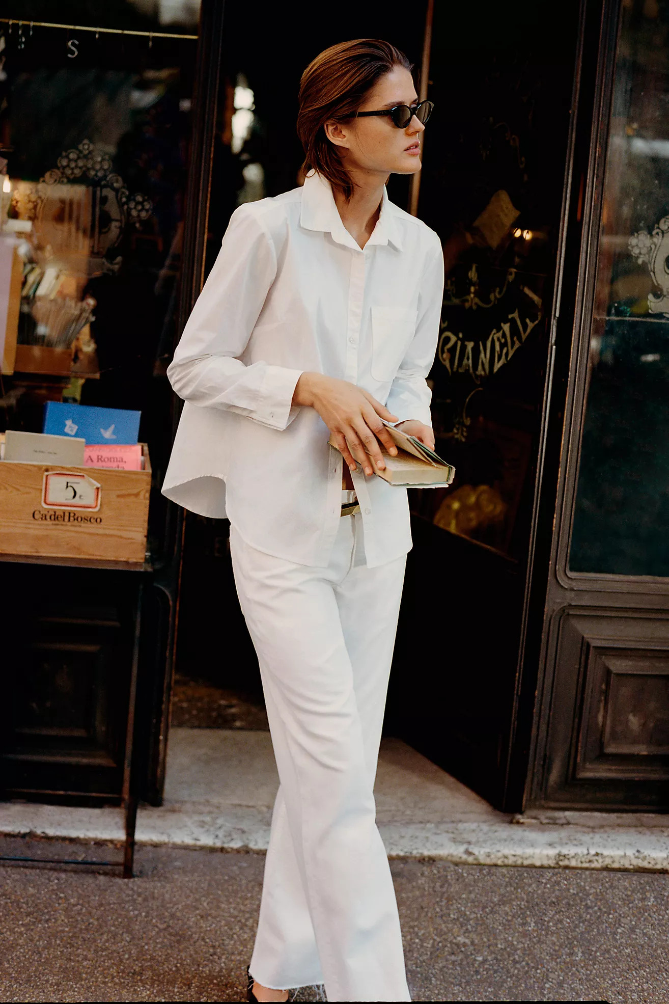 rag & bone Saige Low-Rise Wide Leg Jeans | Anthropologie (US)