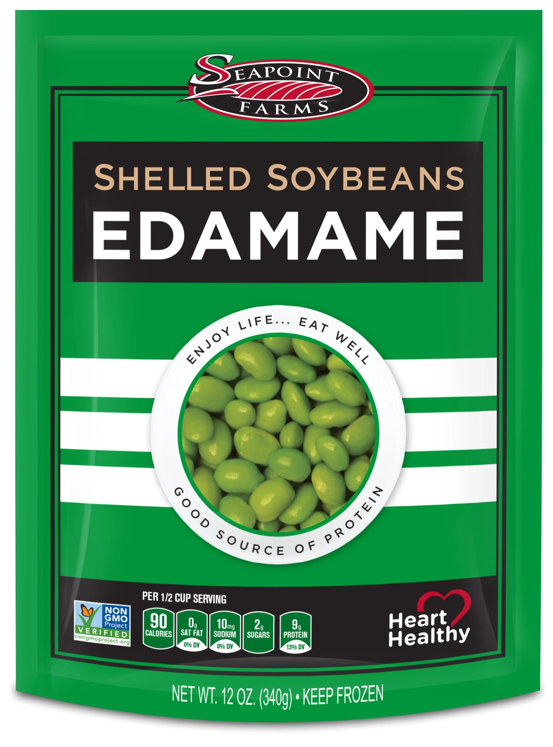 Seapoint Farms Edamame Shelled Soybeans, Net Content 12 oz (Frozen) | Walmart (US)