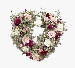 Dried Sweetheart Wreath | Pottery Barn (US)