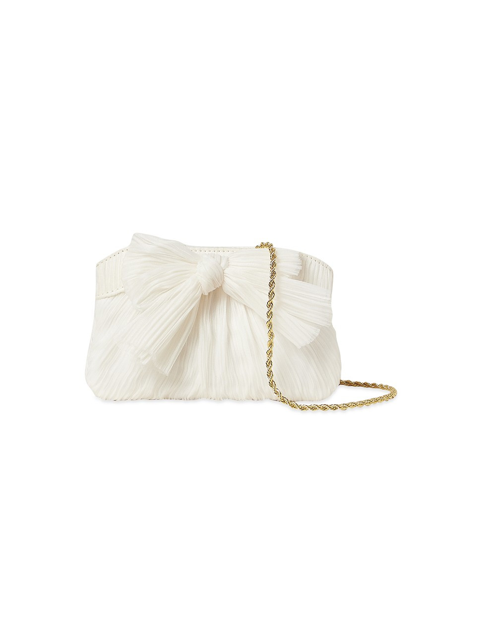 Mini Pleated Bow Frame Clutch | Saks Fifth Avenue