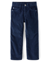 Boys Corduroy Straight Pants - green | The Children's Place