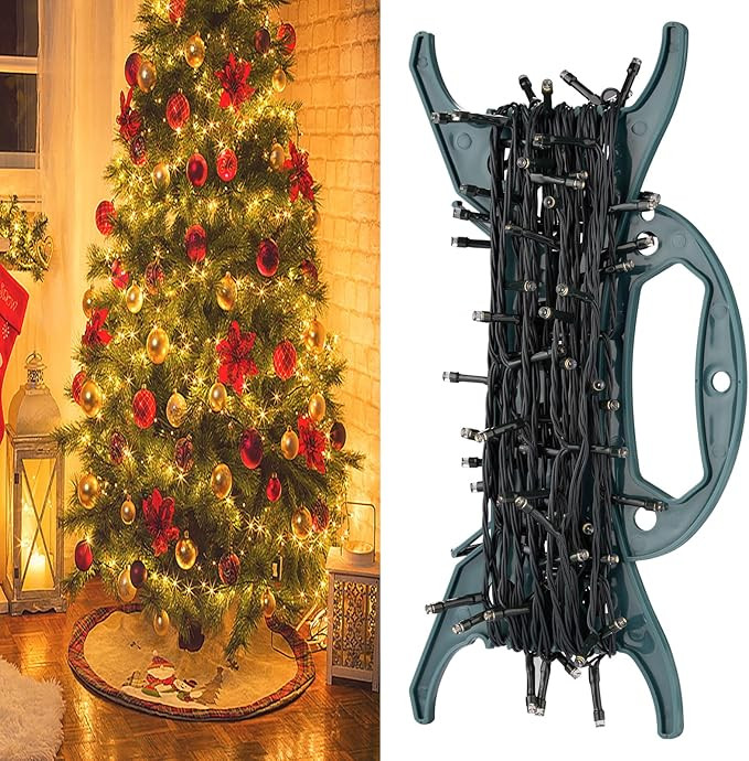 4 Pack Christmas Light Storage Holder, All Purpose Holiday Light Storage, Light Cord Wind Up, Chr... | Amazon (US)