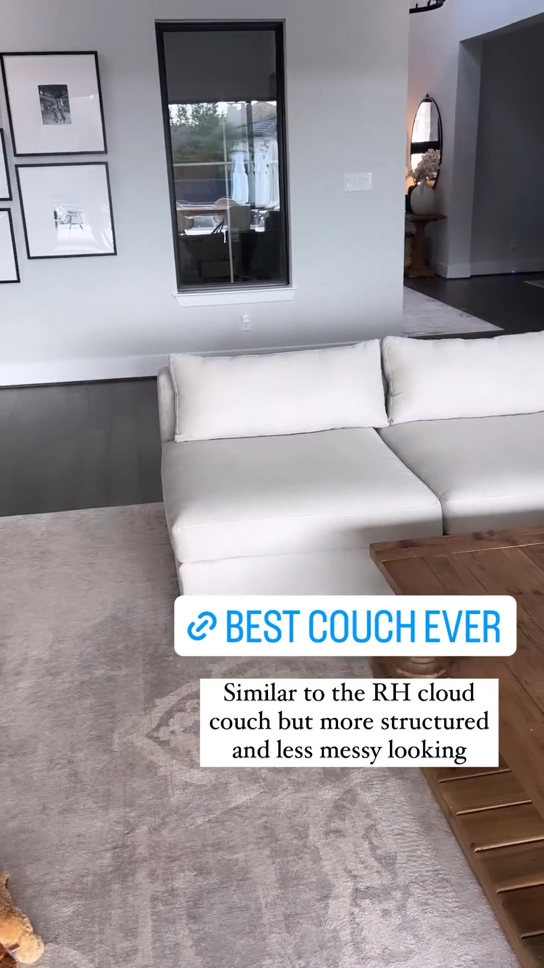 The best couch ever!! Such a quality RH Cloud couch look for less! #ltkvideo 

Lee Anne Benjamin 🤍

#LTKFind #LTKhome #LTKstyletip