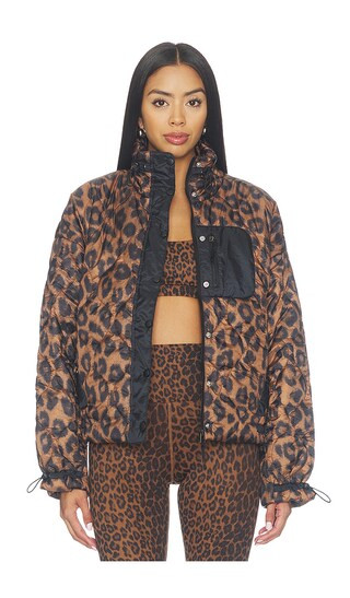 Harvie Jacket in Caramel Leopard | Revolve Clothing (Global)