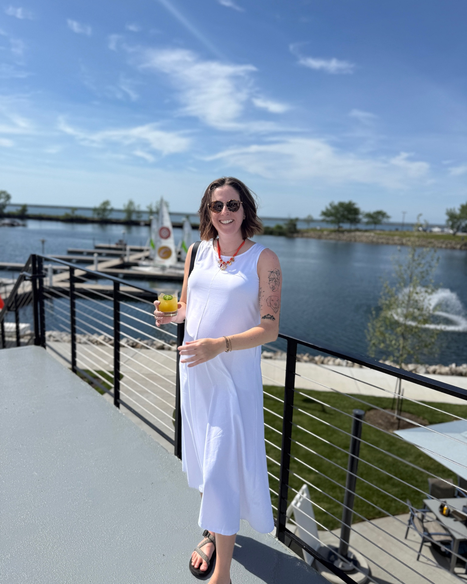 This dress is 95% cotton and perfect for a bump summer 😏

#LTKdayinmylife #LTKmomlife #LTKBump