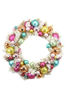 Cody Foster & Co Flocked Wreath in Gold from Revolve.com | Revolve Clothing (Global)