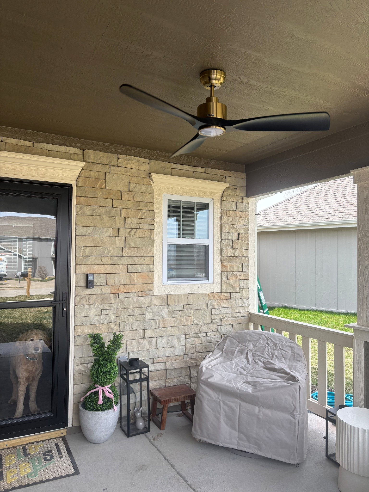 Live in a hot state? You need this outdoor fan!!! Multiple settings for lightening and speed. Perfect for those hot hot summers!! 

#LTKHome