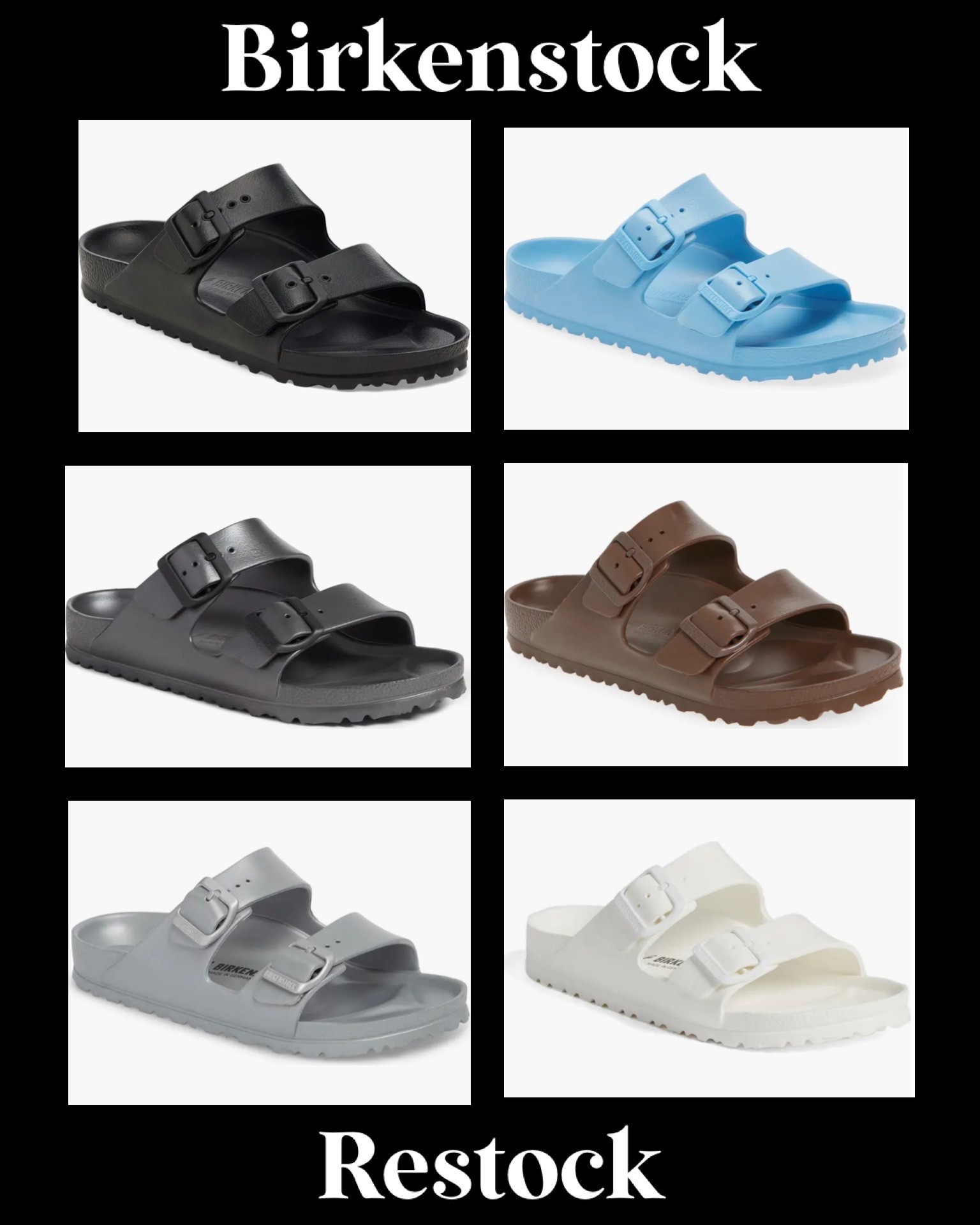 Birkenstock EVA Waterproof Sandals are back in stock at Nordstrom Rack today! These are sold out at most retailers right now, which happened last Spring as well. Love these since they hold up super well, and are durable in all elements since they’re waterproof! Excellent for the pool, beach, and everyday wear.

#LTKootd #LTKSeasonal #LTKActive