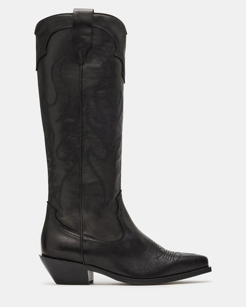 RANCH BLACK LEATHER | Steve Madden (US)