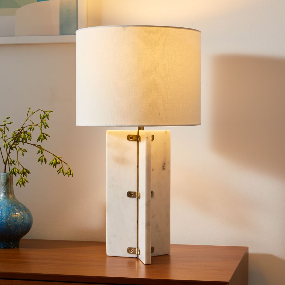 Marble Slab Table Lamp | West Elm (US)