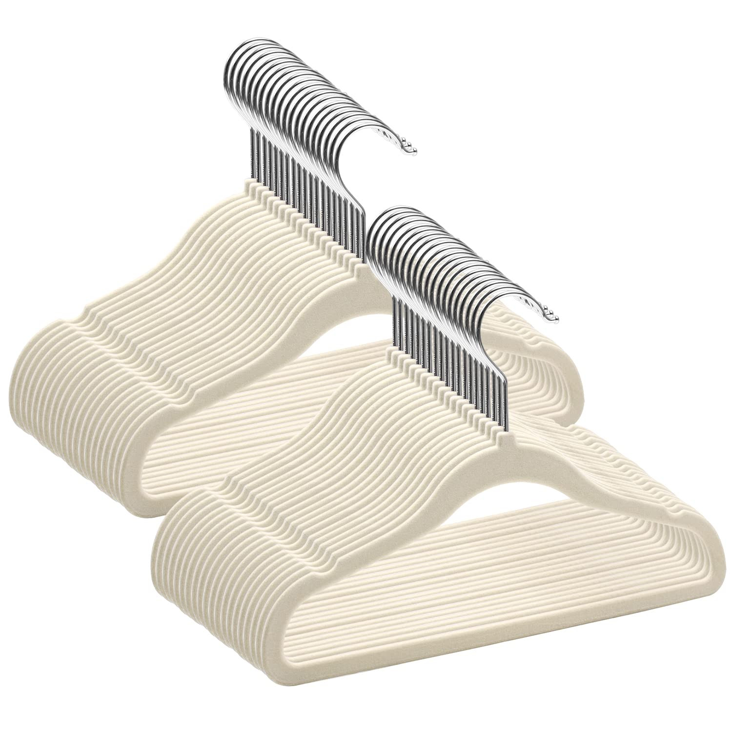 GoodtoU Kids Hangers Velvet 50 Pack - Baby Felt Hangers Non Slip Toddler Hanger Childrens Hanger ... | Amazon (US)