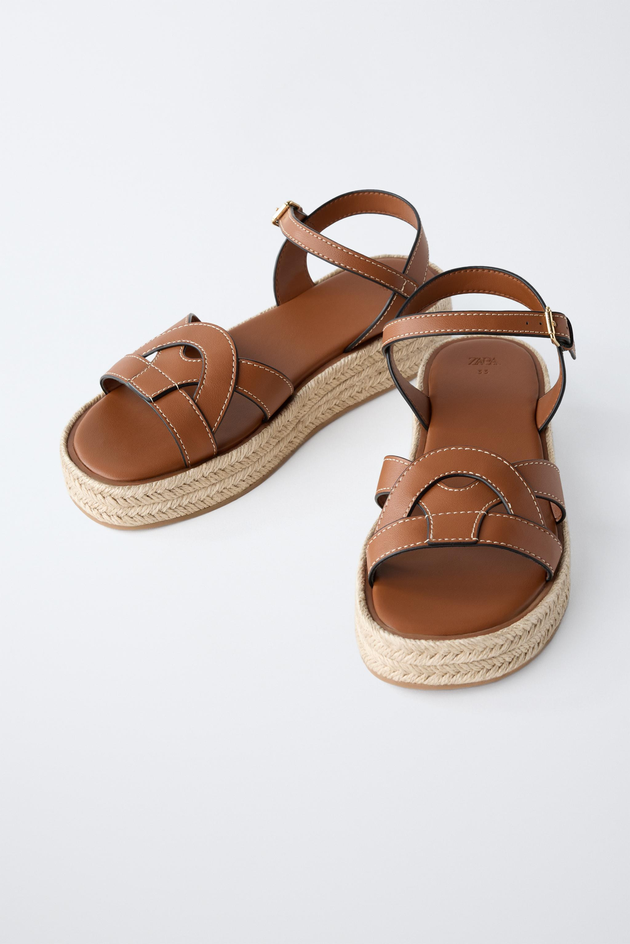 SANDALI CON PLATEAU | Zara IT