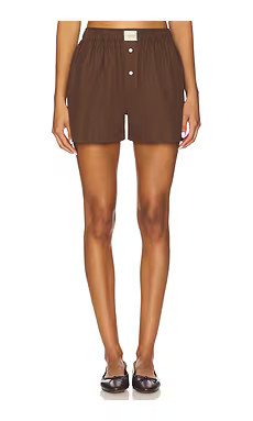 Comme Si La Boxer Classica Short in Brown from Revolve.com | Revolve Clothing (Global)