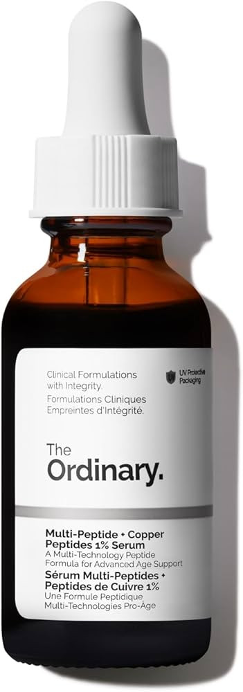 The Ordinary Multi-Peptide + Copper Peptides 1%, Anti-Aging Serum for Fine Lines and Skin Elastic... | Amazon (US)