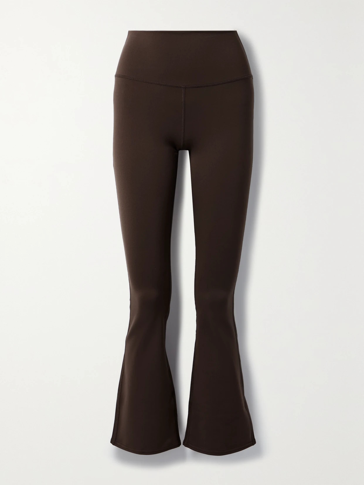 Alo Yoga - Airbrush Stretch Flared Leggings - Brown | NET-A-PORTER (US)