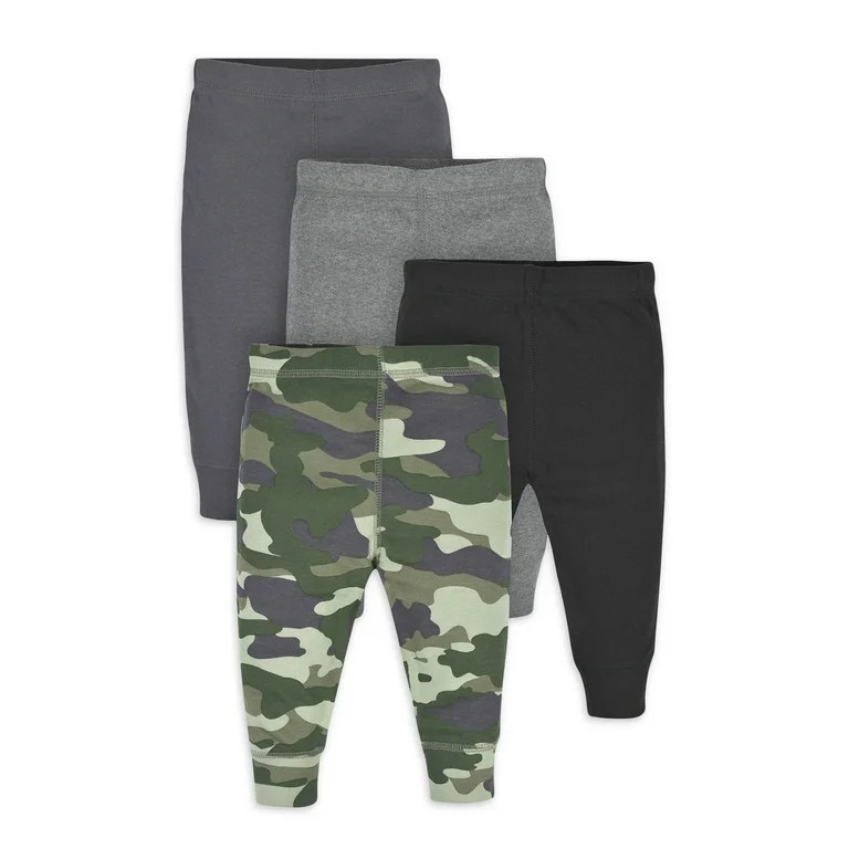 Gerber Baby Boys Essential Pants, 4-Pack, (Newborn - 24 Months) | Walmart (US)