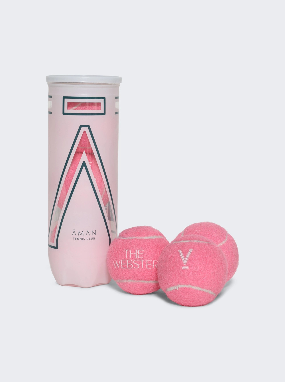 X The Webster 3-pack Tennis Ball Gift Box Set Pink  | The Webster | The Webster