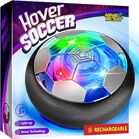 Ninja Blast Hover Soccer Light-Up Ball, Indoor Toy Games Gifts for Birthday, Kids, Boys for Age 6... | Amazon (US)